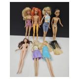 Vintage 1990 Barbie Dolls and Others