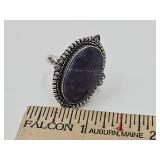 925 Agate Ring