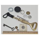 Small Collectables 1954 Penny, Marble, Tokens +