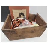 Wood Crate, Extension Cards, Signed Art +