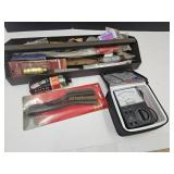 Electric Volt Meter Tester, Tool Caddy W Contents