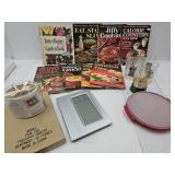 Disney 2000 Glasses, Votive Light & Cook Books +