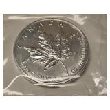 One Ounce Silver $5 Dollar Canda Coin