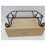 Longaberger Wr Iron Rectangle Pedestal Stand