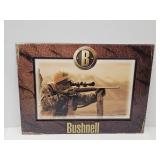 Metal BUSHNELL Gun Scope Sign 19 x 14"