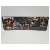 Metal HOPPES Gun Cleaning Sign  25 x 8"