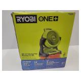 NIB Ryobi 18V 7.5" Bucket Top Misting Fan Kit