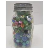 Ball Quart Jar Filled W Marbles
