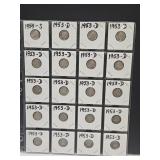 20 Silver  Roosevelt Dime Coins See Dates