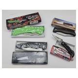 NIB 4 Pocket Knives See Sizes