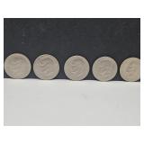 5 Ike $1 Coins