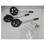 3 Pittsburg Land Measure Wheels