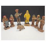 Multi Prod Co CHGO Folk Art Figures Up to 6"