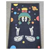 VTG Marvin the Martian 22x35" Area Rug WB 1995