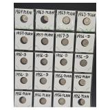 20 Silver  Roosevelt Dime Coins See Dates