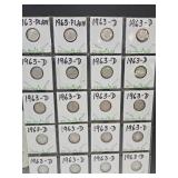 20 Silver  Roosevelt Dime Coins See Dates
