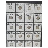 20 Silver  Roosevelt Dime Coins See Dates