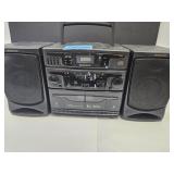 Boom Box; Radio Works CD & Cassette Untested