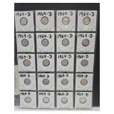 20 Silver  Roosevelt Dime Coins See Dates