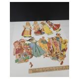 Vintage Lot Of Paper Dolls