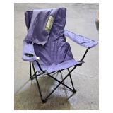 Purple Travel Folding Chair W Bag