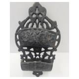 Cast Iron Wall Mount Match Holder