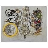 Costume Jewelry  Bracelet, Single Earrings+
