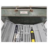 Metal Turner 21" Metal Tool Box W Tool Bit Sets