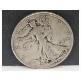 1934 D Silver Walking Liberty Half Dollar Coin