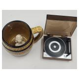 TINY Record Player Turntable &  Mug with Mermaid