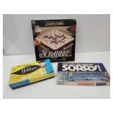Lot of Board Games, Yahtzee, Scrabble, Sorry