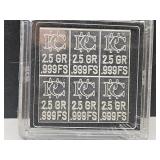 15 Grains .999 Silver