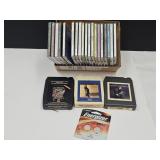 Lot Of CDs, 8 Tracks & New Batteries See Pics