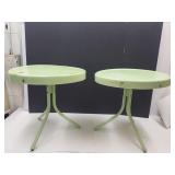 Pair of Crosley Griffith Retro Side Tables