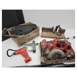Battery Power Tools Untested & Handtools +