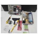 Screwdrivers, Flashlight, Crayons, Spot Blast, +