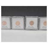 4 Cased 2025 Last Issue Penny Coins D & P