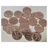 20 One Oz. Premium Copper Rounds Army & Airforce