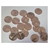 20 One Oz. Premium Copper Rounds Navy & Marines