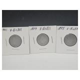 3 V Nickel Coins