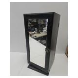 2 Sided Rotating Makeup Cabinet with Makeup 20.5"