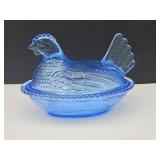 New Not Vintage Plastic Hen on a Nest 4.5"