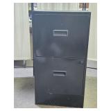 2 Drawer Metal File Cabinet