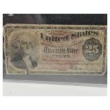 United States Fractional 25Cent Military Script