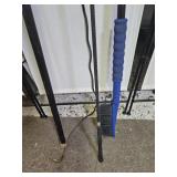 Horse Buggy  Whip, Shower Rod, Scrapper