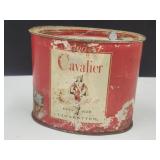 Vintage Cavalier  Cigarette Tin