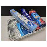 Aluminum Foil, Parchment Paper, Twin Lock Bag +