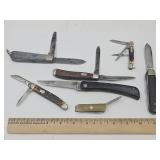 Lot of VTG USA Knives, Case, Remington Schrade +