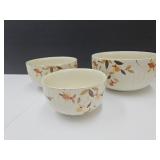 Jewel Tea Nesting Bowls 6" to 8 3/4" wide