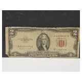 1953 B $2 Silver Certificate